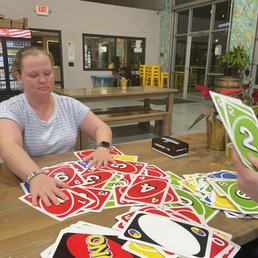 Giant uno shuffle attempt