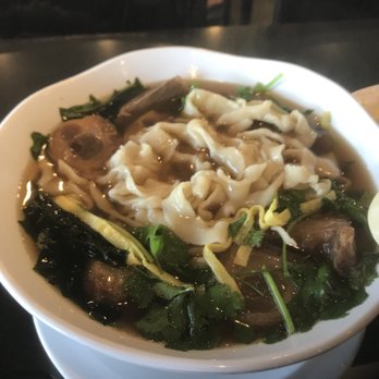 101 Noodle Express - Beef stew and tendon noodle soup with hand torn noodles - Chinese Near Me - Alhambra, California