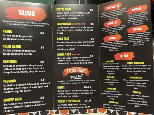 Menu photo 2 Taco Prime Memphis, TN Menu photo 2 Taco Prime Memphis, TN