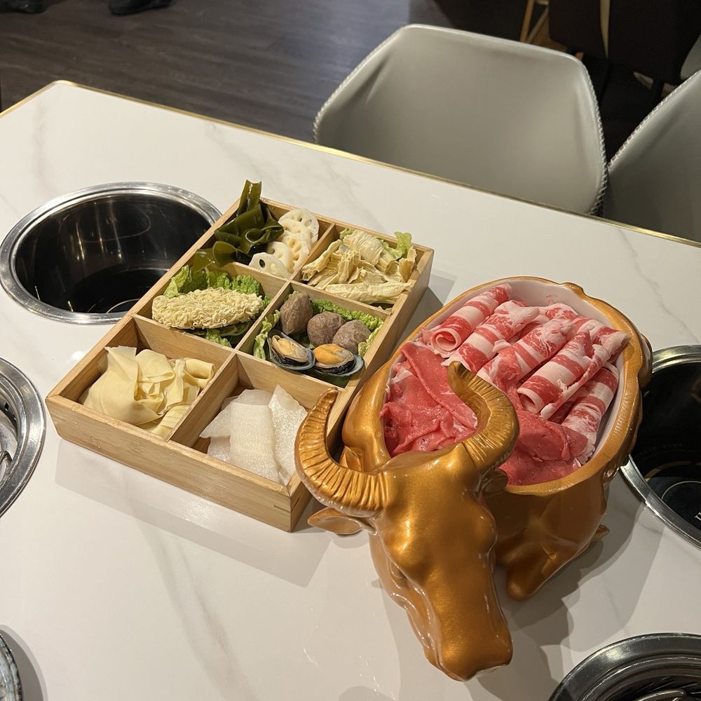 Hotpot Champ - The beef combo is pictured on the right. - Hot Pot Near Me - San Francisco, California
