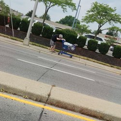 Claremont Retirement Village - Tenant from Claremont making his way home in 90 temps after the facility bus left without him.
