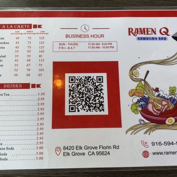 Ramen Q - Menu - June 2023 - Ramen Near Me - Elk Grove, California Ramen Q - Menu - June 2023 - Ramen Near Me - Elk Grove, California