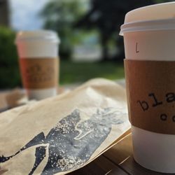 Black Cup - Hidden Outside seating. Shhhh... don't tell