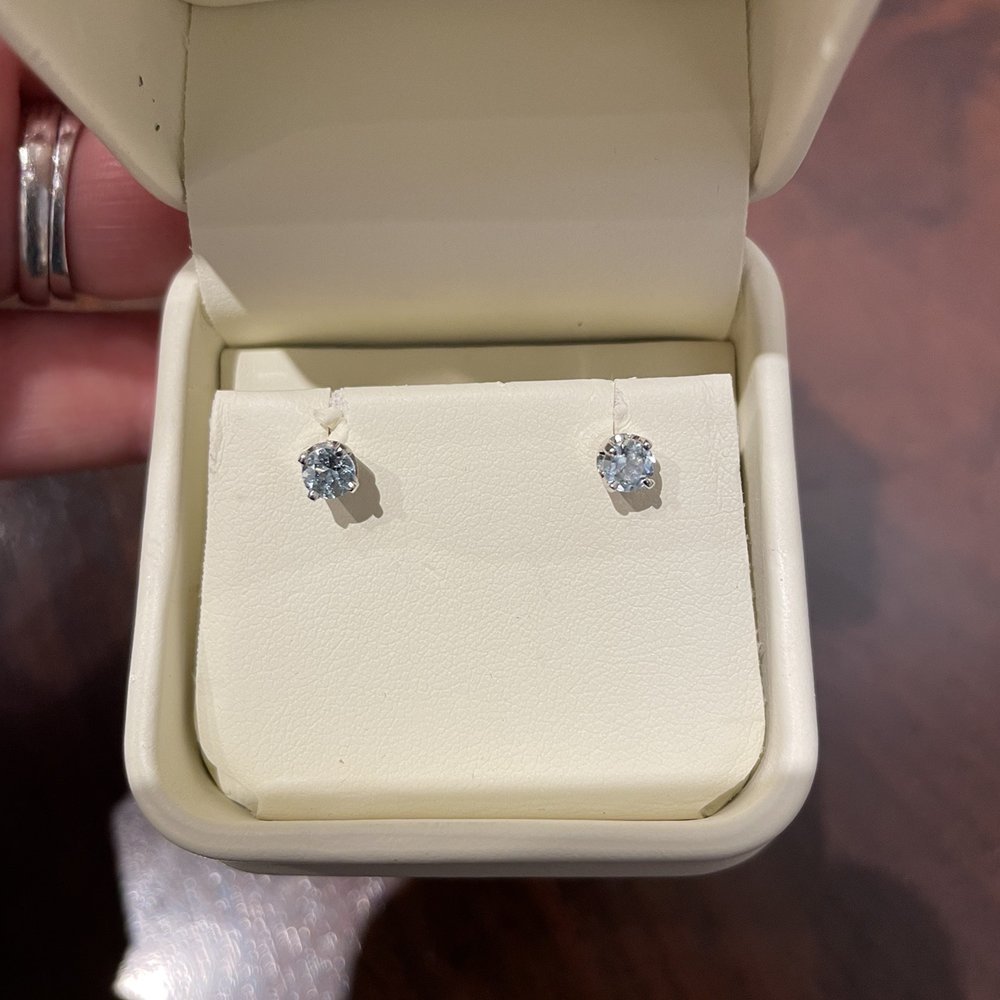 Jared Vault - Aquamarine Earrings - Jewelry Repair Near Me - Sevierville, Tennessee Jared Vault - Aquamarine Earrings - Jewelry Repair Near Me - Sevierville, Tennessee