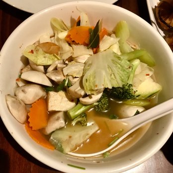 Buddha Ruksa - Tom Yum Soup (with vegetables) - Thai Near Me - Seattle, Washington