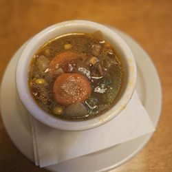 Beef and veggies soup
