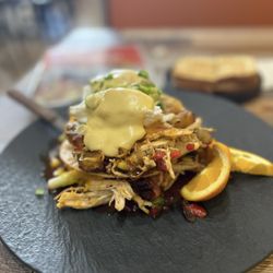 Eggscellent - Chicken Baja Chicken Hash Stack something or another