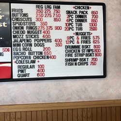 Hiway Drive In - Menu3