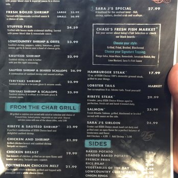 Sara J's - Menu - Seafood Near Me - Garden City, South Carolina Sara J's - Menu - Seafood Near Me - Garden City, South Carolina