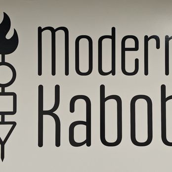 Modern Kabob - Business logo on a wall - Mediterranean Near Me - San Diego, California