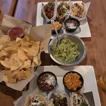 Cocina Madrigal - Guacamole de Casa We tried the al pastor, Oaxaca shrimp, beef tenderloin steak, tropical fish, and Achiote braised chicken tacos - Tacos Near Me - Phoenix, Arizona Cocina Madrigal - Guacamole de Casa We tried the al pastor, Oaxaca shrimp, beef tenderloin steak, tropical fish, and Achiote braised chicken tacos - Tacos Near Me - Phoenix, Arizona