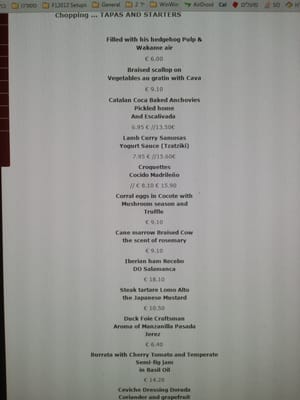 Menu photo 3 Matritum Madrid, M