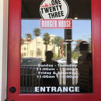 One Twenty Three Burger House - Burgers Near Me - Saint Augustine, Florida