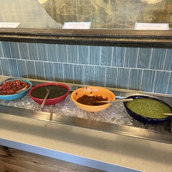 Dos Coyotes Border Cafe - Salsa bar - Mexican Near Me - Folsom, California Dos Coyotes Border Cafe - Salsa bar - Mexican Near Me - Folsom, California