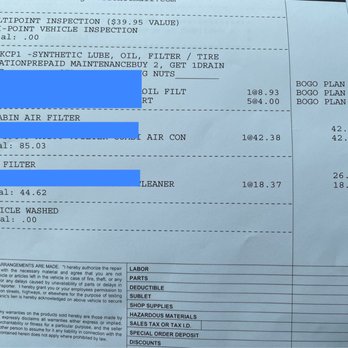 H & H Kia - Cost of 2 air filters. - Car Dealers Near Me - Papillion, Nebraska