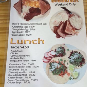Turtle Fiesta Bar & Grill - Menu as of 7/14/25 - Mexican Near Me - Easton, Washington Turtle Fiesta Bar & Grill - Menu as of 7/14/25 - Mexican Near Me - Easton, Washington