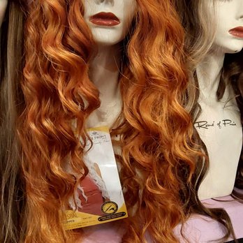 Fifi’s Custom Wigs - This is the hair my sister bought. The wig was a little over $75 and she picked up horns for $35+ - Wigs Near Me - New Orleans, Louisiana