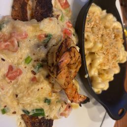 Blackened Redfish Smoked Macaroni & Cheese Blackened Redfish Smoked Macaroni & Cheese