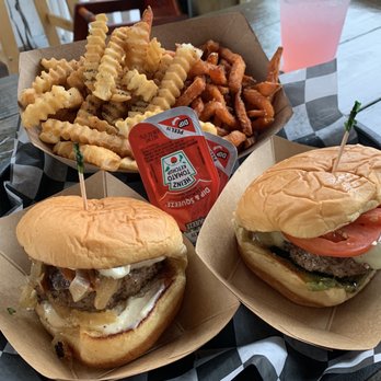Al's Burger Shack - Large mixed fries, Mookie, Paco - Burgers Near Me - Chapel Hill, North Carolina