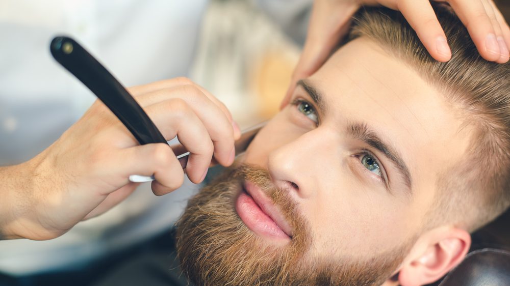 Trendy Barbershop and Hair Salon Logo