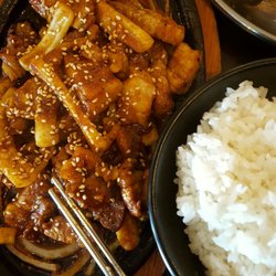 Chee Mc - Squid with spicy sauce and rice