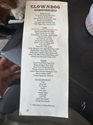 Menu photo 3 Clowndog Hot Dog Parlor Albuquerque, NM