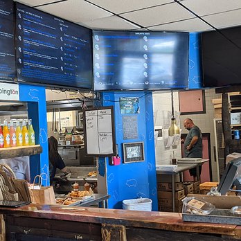 Sarcastic Swine BBQ - Counter area inside. May 2021. - Barbeque Near Me - Abington, Massachusetts