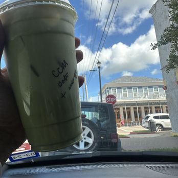 Freckleberry Teahouse - Coconut crème matcha - Coffee & Tea Near Me - Galveston, Texas Freckleberry Teahouse - Coconut crème matcha - Coffee & Tea Near Me - Galveston, Texas