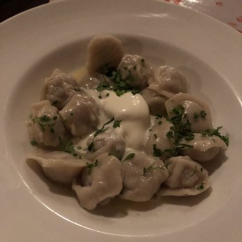 Kachka - siberian pelmeni (dumplings) - classic style, beef, pork, veal, and onion - Russian Near Me - Portland, Oregon Kachka - siberian pelmeni (dumplings) - classic style, beef, pork, veal, and onion - Russian Near Me - Portland, Oregon