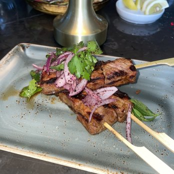 Se7en - Prime beef kebabs - Asian Fusion Near Me - Houston, Texas