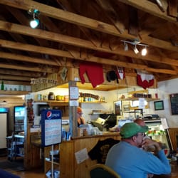 R Deli - Interior dinning room.
