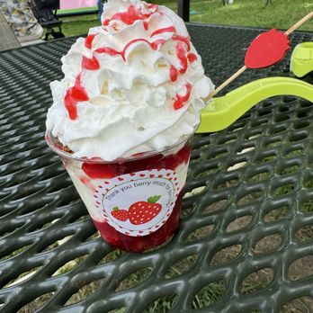 Twin City Sweets - Strawberry Shortbread Sundae - Desserts Near Me - Winston-Salem, North Carolina