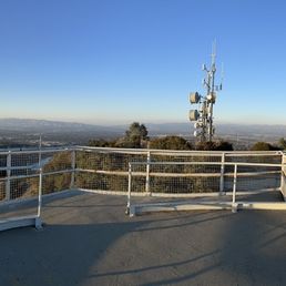On top of the Nike Silo with the opportunity to view SFV, Los Angeles, and the ocean if it's a clear day