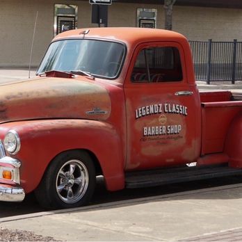 Legendz Classic Barber Shop - 50's truck side view - Barbers Near Me - Arlington, Texas