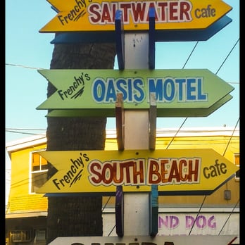 Frenchy's Off The Hook - This sign is right at the front door of Off the Hook. Where do u wanna go? - Home Decor Near Me - Clearwater Beach, Florida