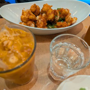 Native Plate - Gochujang Cauliflower and Thai Iced Tea - Pan Asian Near Me - Richmond, Virginia Native Plate - Gochujang Cauliflower and Thai Iced Tea - Pan Asian Near Me - Richmond, Virginia