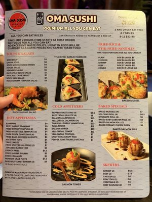 Menu photo 3 Oma Sushi Sugar Land, TX Menu photo 3 Oma Sushi Sugar Land, TX