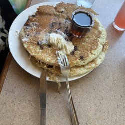 Riffle Cafe - Chocolate chip pancakes