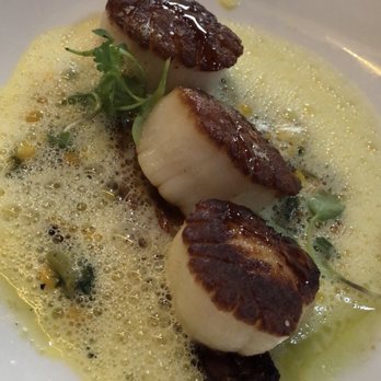 Manhattan Beach Post - Scallops with spicy corn - New American Near Me - Manhattan Beach, California