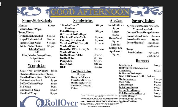 Menu photo 6 Sunnyside Cafe Alliance, OH Menu photo 6 Sunnyside Cafe Alliance, OH