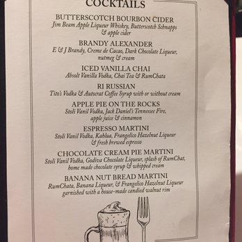 Red Stripe - Dessert drinks menu - Breakfast & Brunch Near Me - Providence, Rhode Island