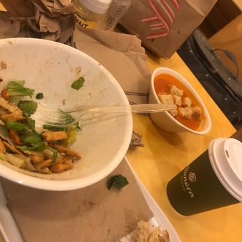Panera Bread - Thai salad n tomato soup - Salad Near Me - Jersey City, New Jersey