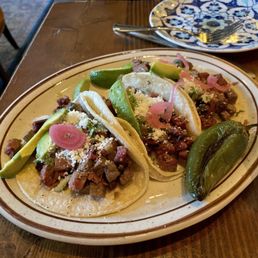 Tacos - meat was not flavorful. September 2023