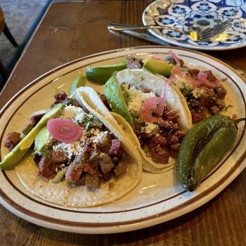 The Vesper - Tacos - meat was not flavorful. September 2023 - Cocktail Bars Near Me - Campbell, California
