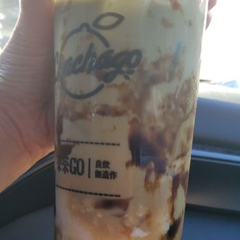 Chachago - Green tea matcha with brown sugar boba and panna catta. - Bubble Tea Near Me - Fremont, California Chachago - Green tea matcha with brown sugar boba and panna catta. - Bubble Tea Near Me - Fremont, California