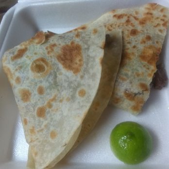 Tacos Tijuana - Carne asada quesadilla...I guess cheese was an extra that doesn't come with it? - Tacos Near Me - Glendale, Arizona Tacos Tijuana - Carne asada quesadilla...I guess cheese was an extra that doesn't come with it? - Tacos Near Me - Glendale, Arizona