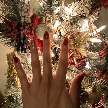 Hollywood Salon Spa - Holiday nails! - Nail Salons Near Me - Houston, Texas
