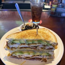 My 'good-to' is adult grilled cheese, add grilled chicken & avocado ... amazing!