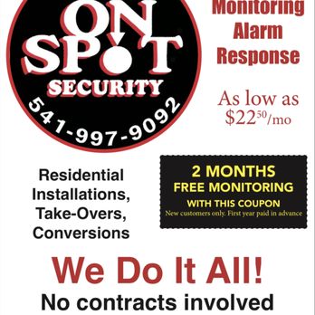 On Spot Security - Security Systems Near Me - Florence, Oregon On Spot Security - Security Systems Near Me - Florence, Oregon