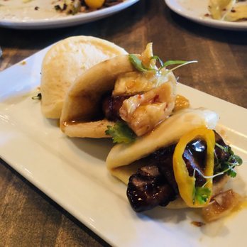 Gather in Jackson Hole - Pork "steamed" buns that tasted like old, dry hamburger buns - New American Near Me - Jackson, Wyoming